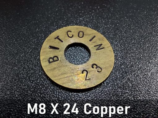 Copper Washer Bitcoin Seed Key