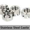 Seed Stacks M8 Castle Nut - 4 Pack Stainless Steel