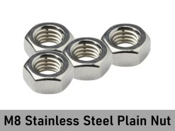 Seed Stack -Stainless Steel Plain Nut - M8