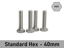 Seed Stacks - M8 x40 mm - BIP Coin Stainless Steel Bolt