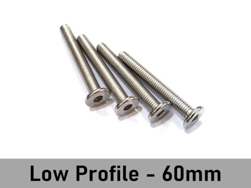 Seed Stacks Hardware - Low Profile 60mm Stainless Steel Bolt